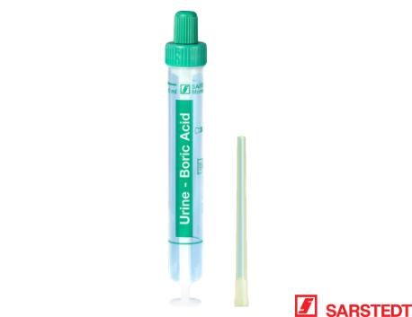 Urin-monovette® m/borsyre, 10 ml, steril