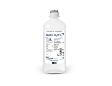 Saltvand infusion NaCL 0,9%, 500 ml