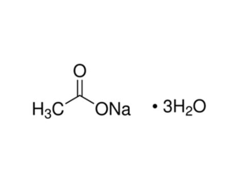 En nat Forsømme Gummi Sodium acetate 3*H2O, ≥99.5%, 1kg