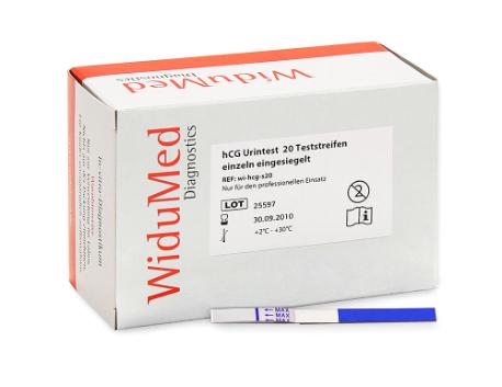 Graviditetstest. Widumed®, teststrimler