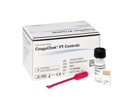 CoaguChek® Pro II, PT kontrol