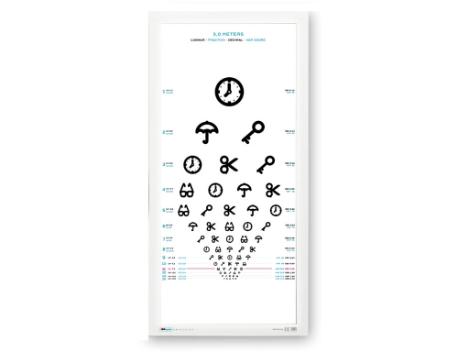 Synstavle, 30x60 cm, front, 3m, Similar