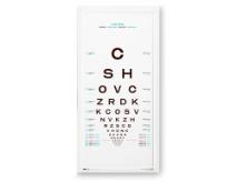 Synstavle 30x60 cm, front, 3m, OpticianA