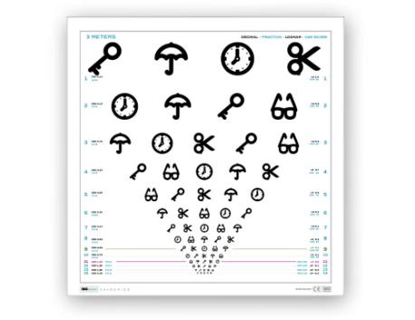 Synstavle, 45x45 cm, front, 3m, Similar