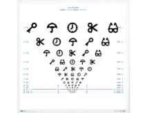 Synstavle, 60x60 cm, front, 3m, Similar