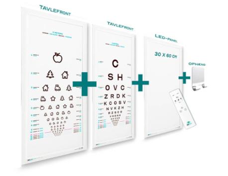 Synstavle, 30 X 60 panel, 2 tavlefronter