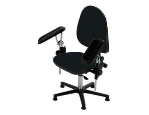 Blodtagningsstol, sort