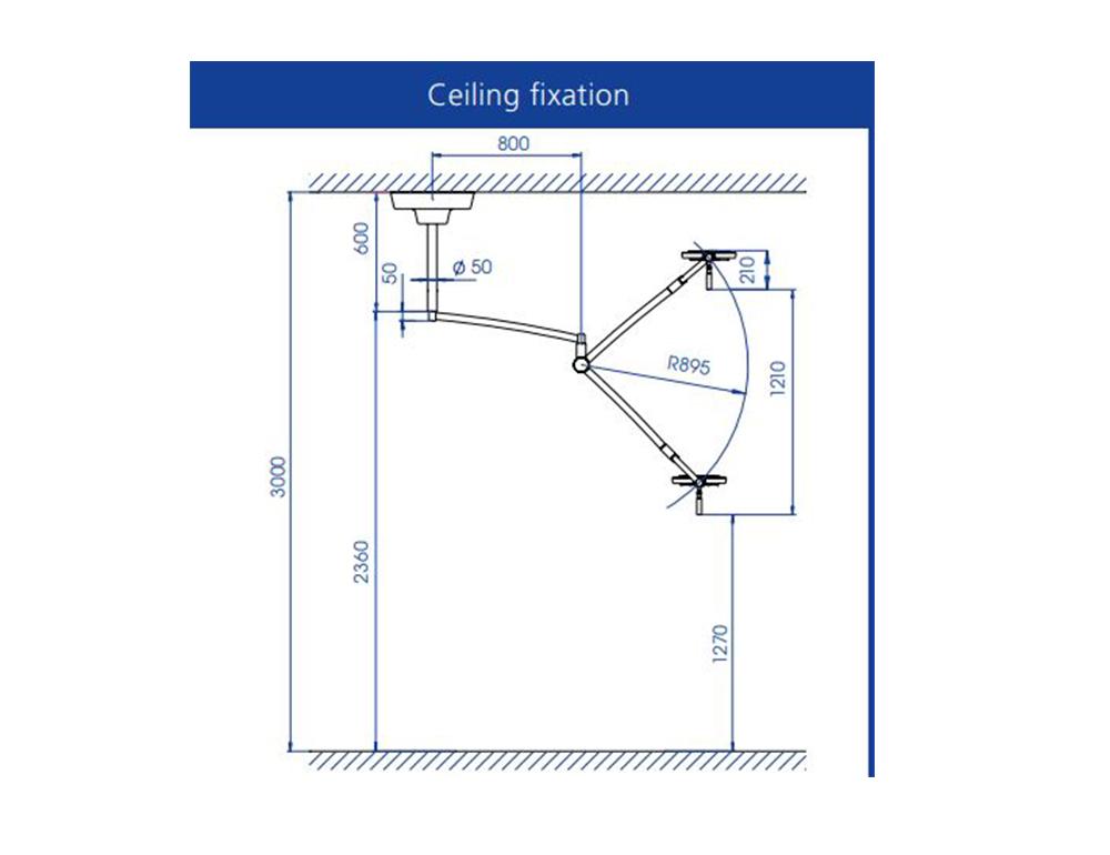Undersøgelseslampe Dr. Mach LED 120F