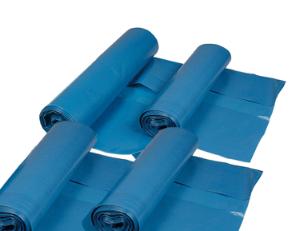 Affaldssæk kraftig 120 L, blå