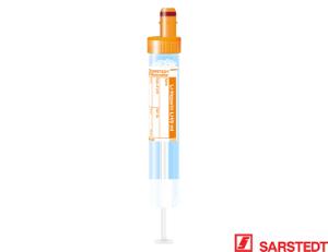 S-monovette, li-hep. 9 ml orange