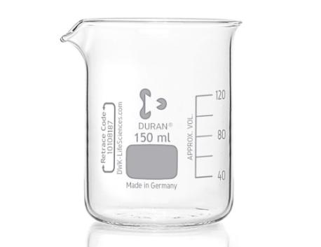 Bægerglas 150 ml lav form DURAN®