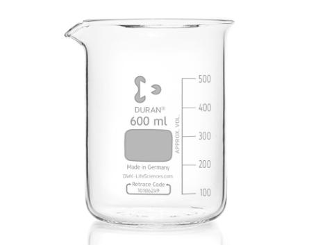 Bægerglas 600 ml lav form DURAN®