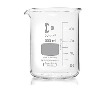 Bægerglas 1000 ml lav form DURAN®