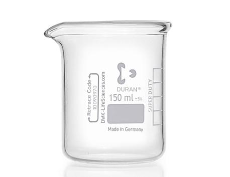 Bægerglas Super Duty 150 ml l.f. DURAN®