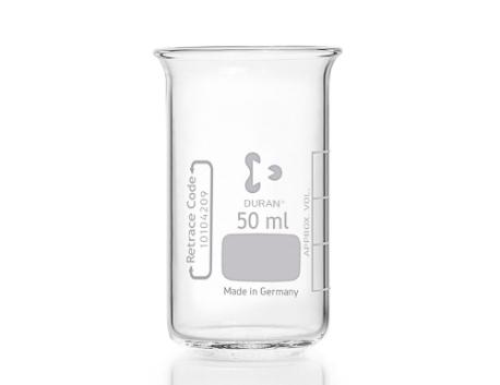 Bægerglas 50 ml - h.f.u/tud DURAN®