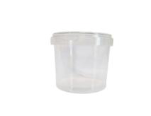 Plastbøtter 1000 ml  u/låg