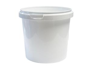 Plastbøtter 1550 ml hvid u/låg