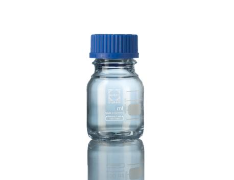 Duran-flaske  100 ml blåt skruelåg