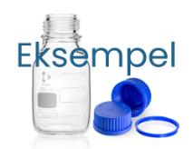 Duran-flaske  500 ml blåt skruelåg