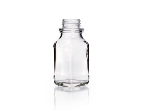 Duran-flaske firkantet 100 ml uden låg