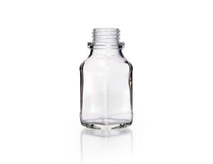 Duran-flaske firkantet 100 ml uden låg