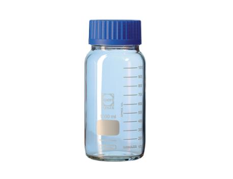 Duran-flasker, GLS 80, 1000 ml, m/ låg