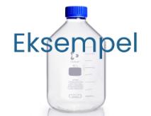 Duran-flasker, GLS 80, 20.000 ml, m/ låg