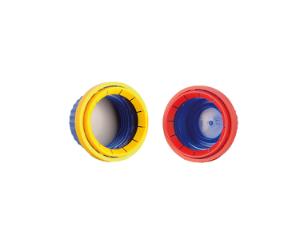 Skruelåg med låsering og pfte-pakning