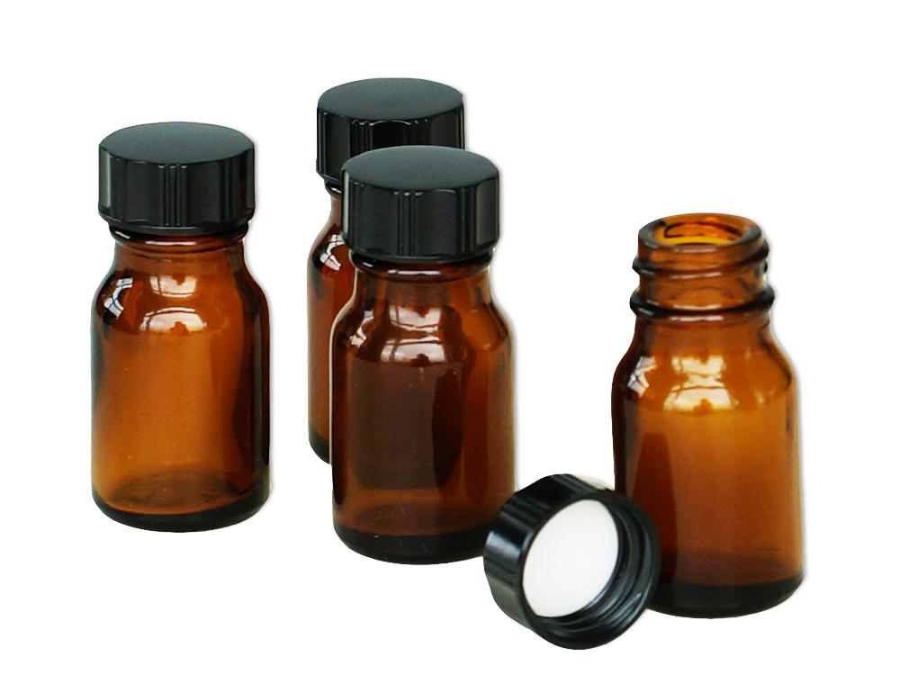 Medicinflasker 30 ml brun (låg 28 mm)