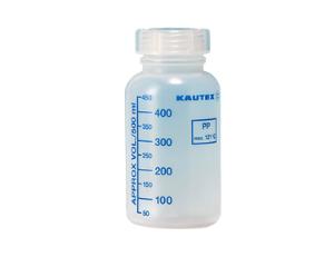 Flaske pp, plast 303/500ml, Kautex m/låg