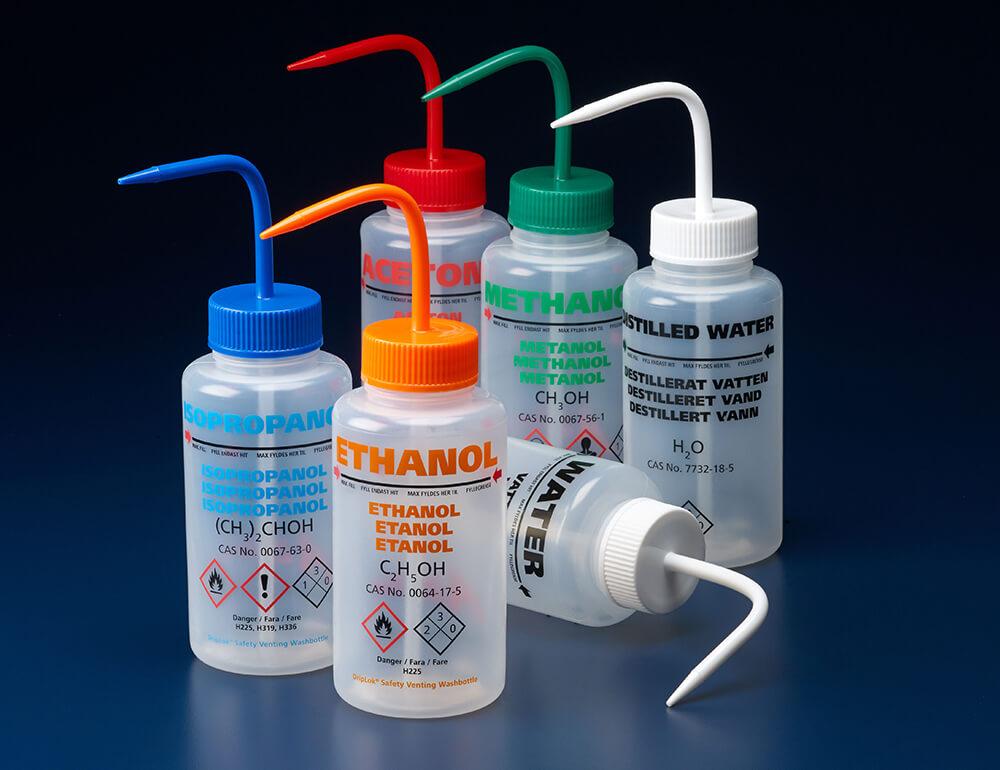 Sprøjteflaske til acetone