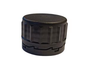 Kapsel 32 mm, sort konus/låsering