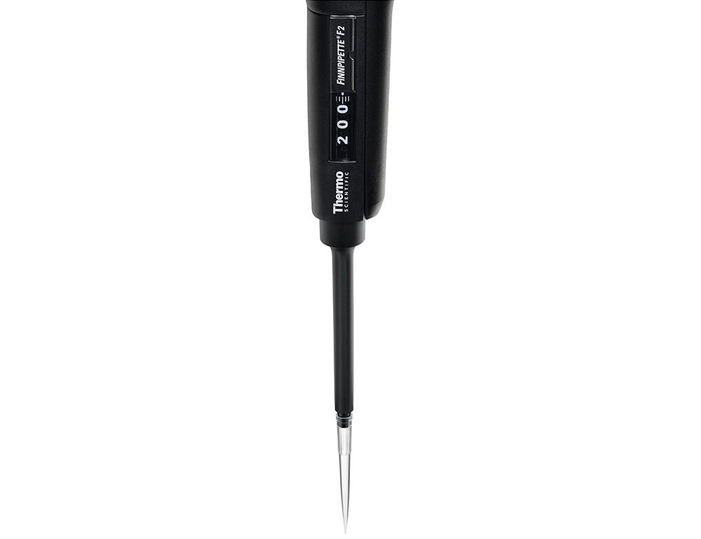 Finnpipette F2, 20 - 200 µl, gul