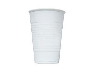 Kop, engangs, 200 ml, hvid plast