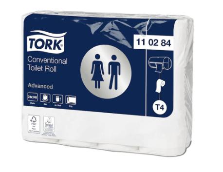 Toiletpapir, Tork advanced, to-lags