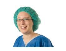 Hårnet til operation, onesize, grøn