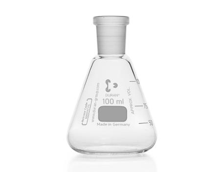 Erlenmeyerkolber 100 ml NS 19