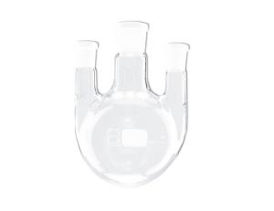 Rundkolbe 250 ml, 3 halse, NS 29 og 14
