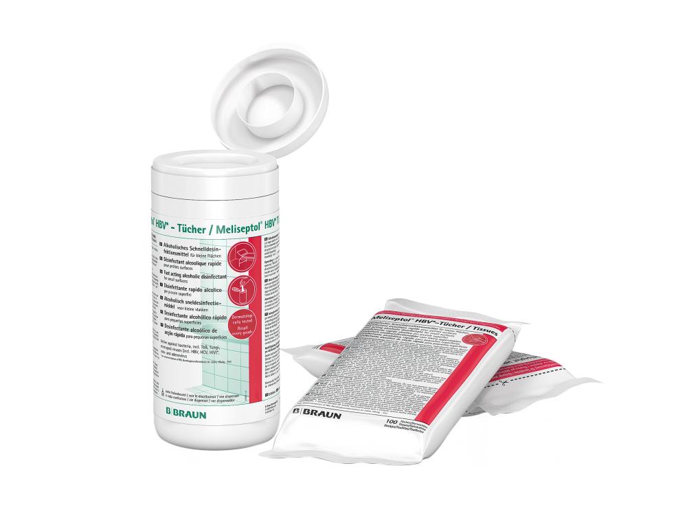Desinfektionsservietter, Meliseptol® HBV