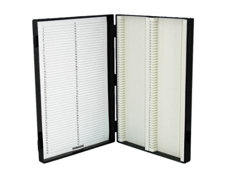 Opbevaringsæsker, træ, sorte t/100 glas