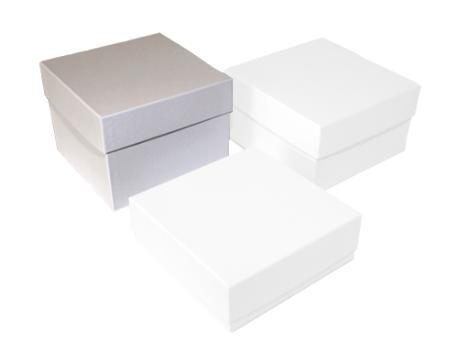 Fryseæske karton, hvid, 1 rum (100 mm)