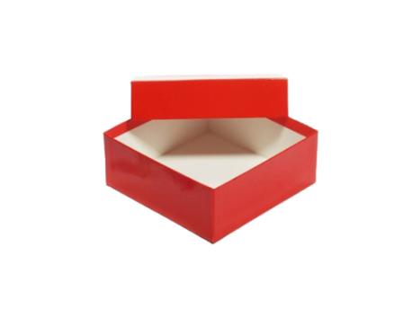 Fryseæske karton, rød, 1 rum (50 mm)