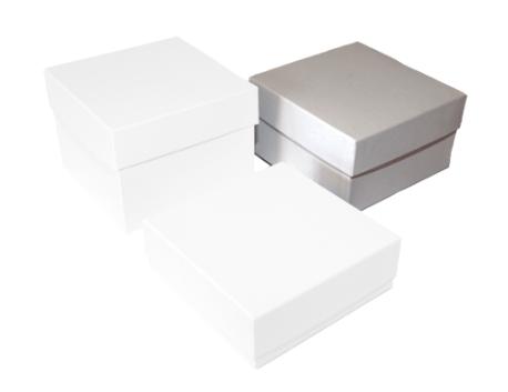 Fryseæske karton, hvid, 1 rum (75 mm)