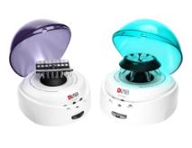 Minicentrifuge m. to indsatser, 7000 RPM