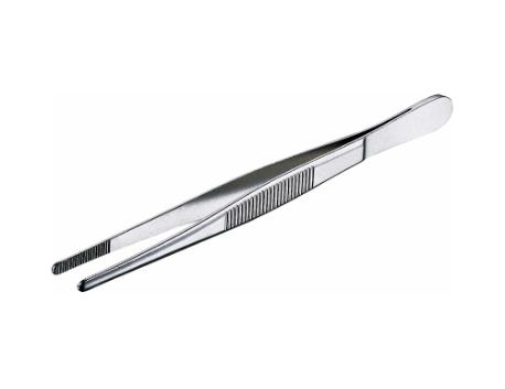 Pincetter, rustfri - rund 160 mm