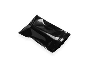 Plastpose m/ lynlås 150x200 mm sort