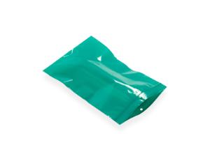 Plastpose m/ lynlås 160x230 mm grøn