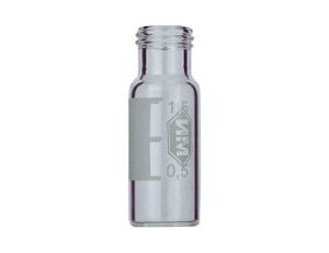 Vial N 9 t/skruelåg, 1,5 ml, klar, skala