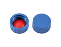 Skruelåg, N 9, PP m/silikone, blå