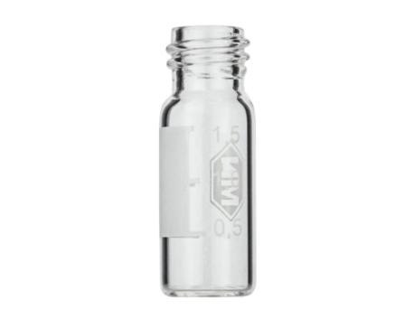 Vial N 10 t/skruelåg, 1,5 ml, klar skala